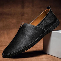 MASSIMO LEATHER LOAFERS