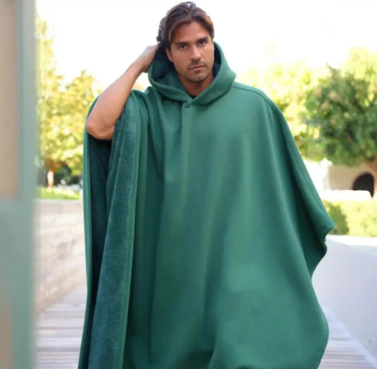 Hooded Woolen Blanket Coat