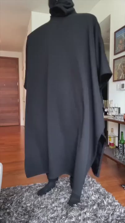 Hooded Woolen Blanket Coat video